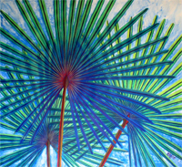 frottage based drawings